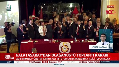 >G.Saray olağanüstü toplantı kararı aldı!