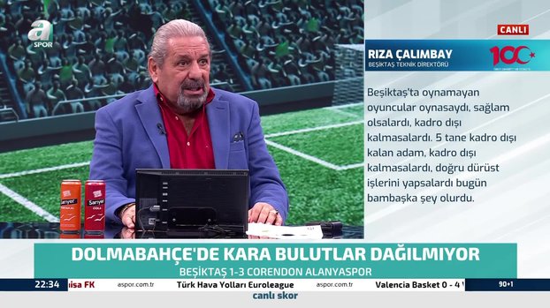 Erman Toroğlu'dan Rıza Çalımbay eleştirisi Şikayet etmeyecektin ya da hiç konuşmayacaktın