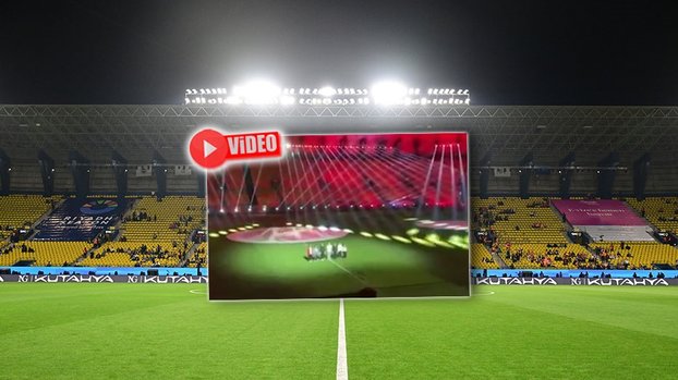 Süper Kupa finali provasında İstiklal Marşı okunmuş!