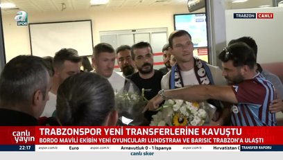 >Trabzonspor'un anlaştığı Lundstram ve Barisic şehre geldi!