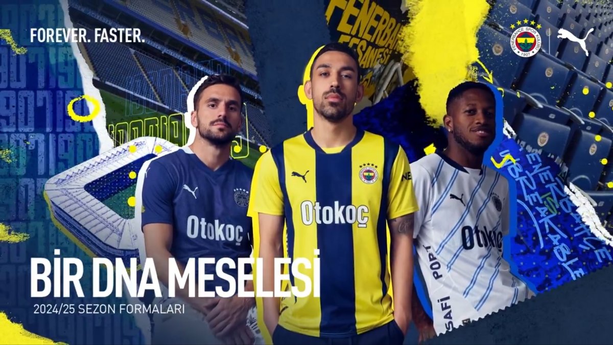 Fenerbahçe yeni sezon formalarını resmen tanıttı!