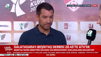 >Bronckhorst'tan Süper Kupa sözleri!